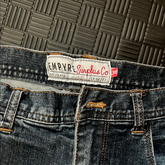 Empyre Blue Relaxed Jeans with Natural Fading - Picture 2 of 2